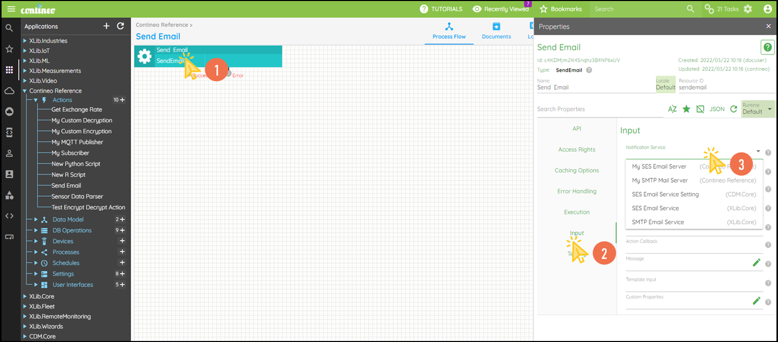 Notification Service Config
