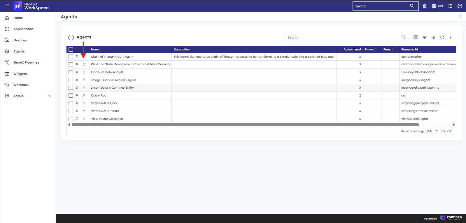Sample Agent Configuration