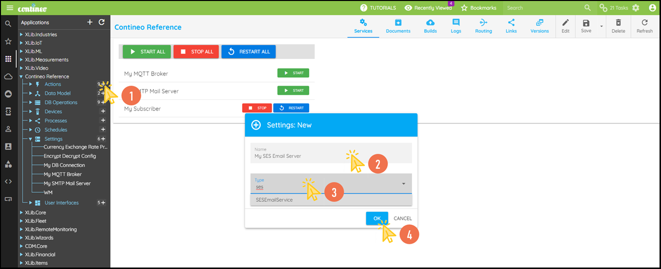 SES Component Created