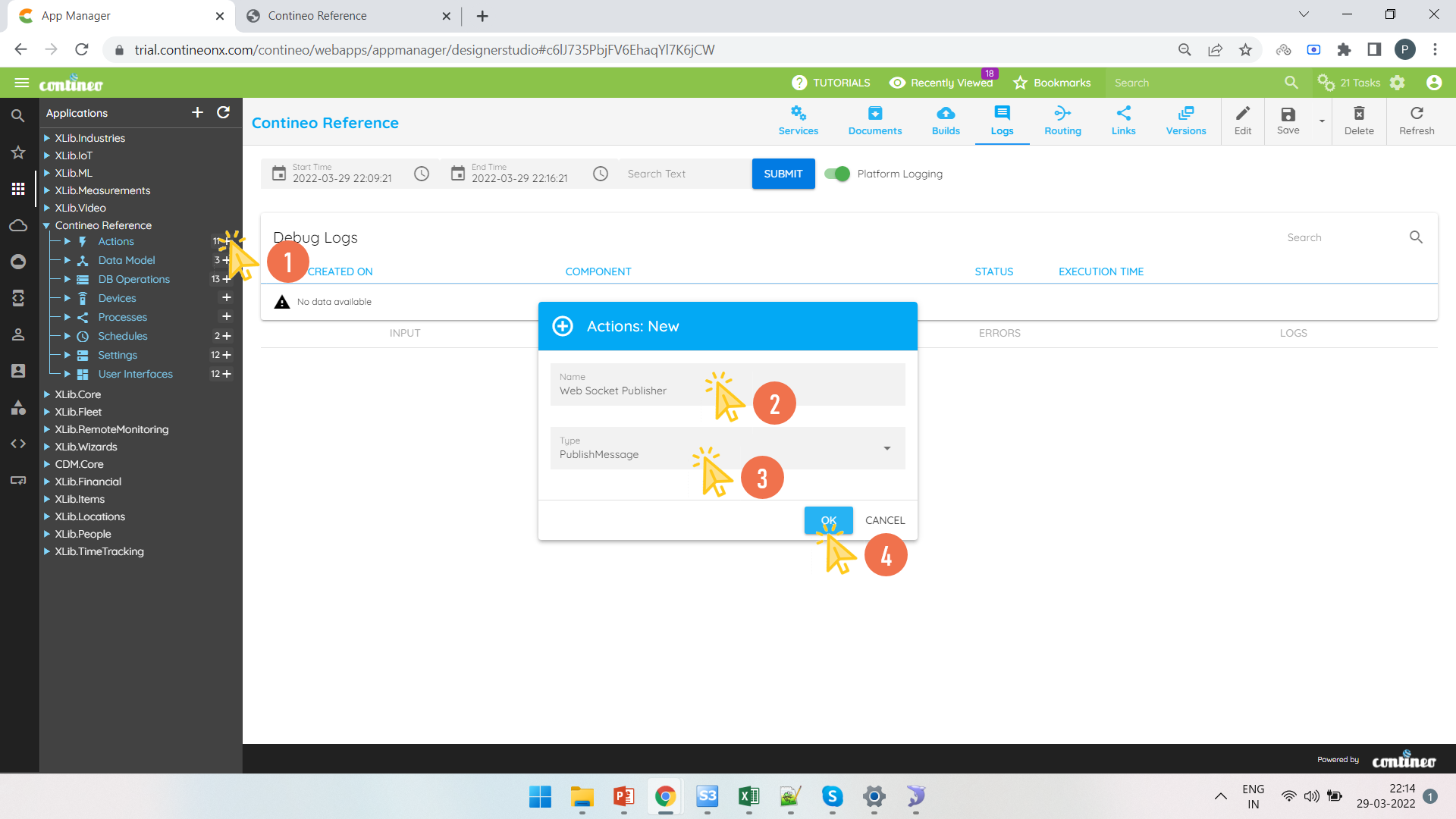 Publish Message Action