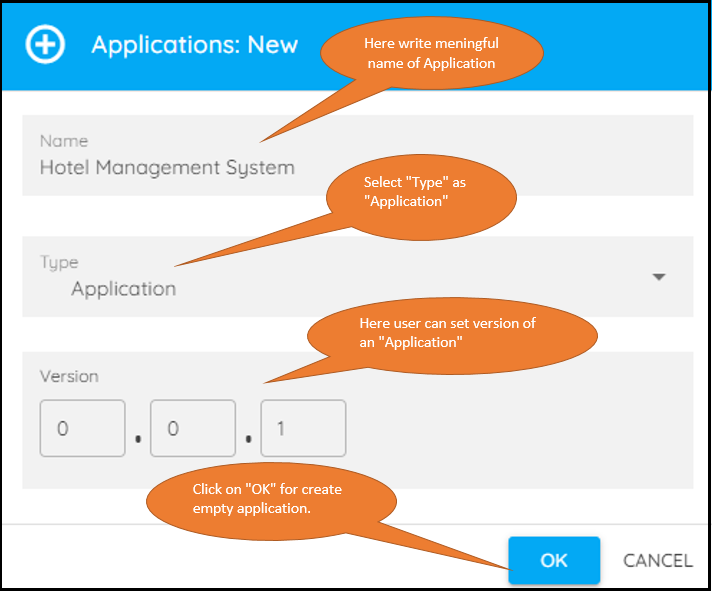 New Component Add Window