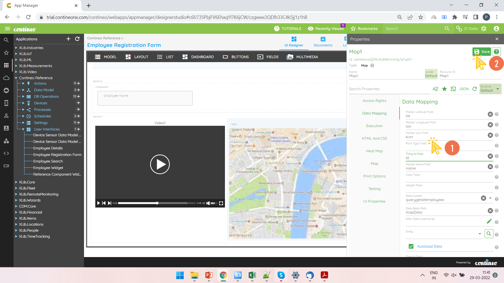 Save Map Configuration
