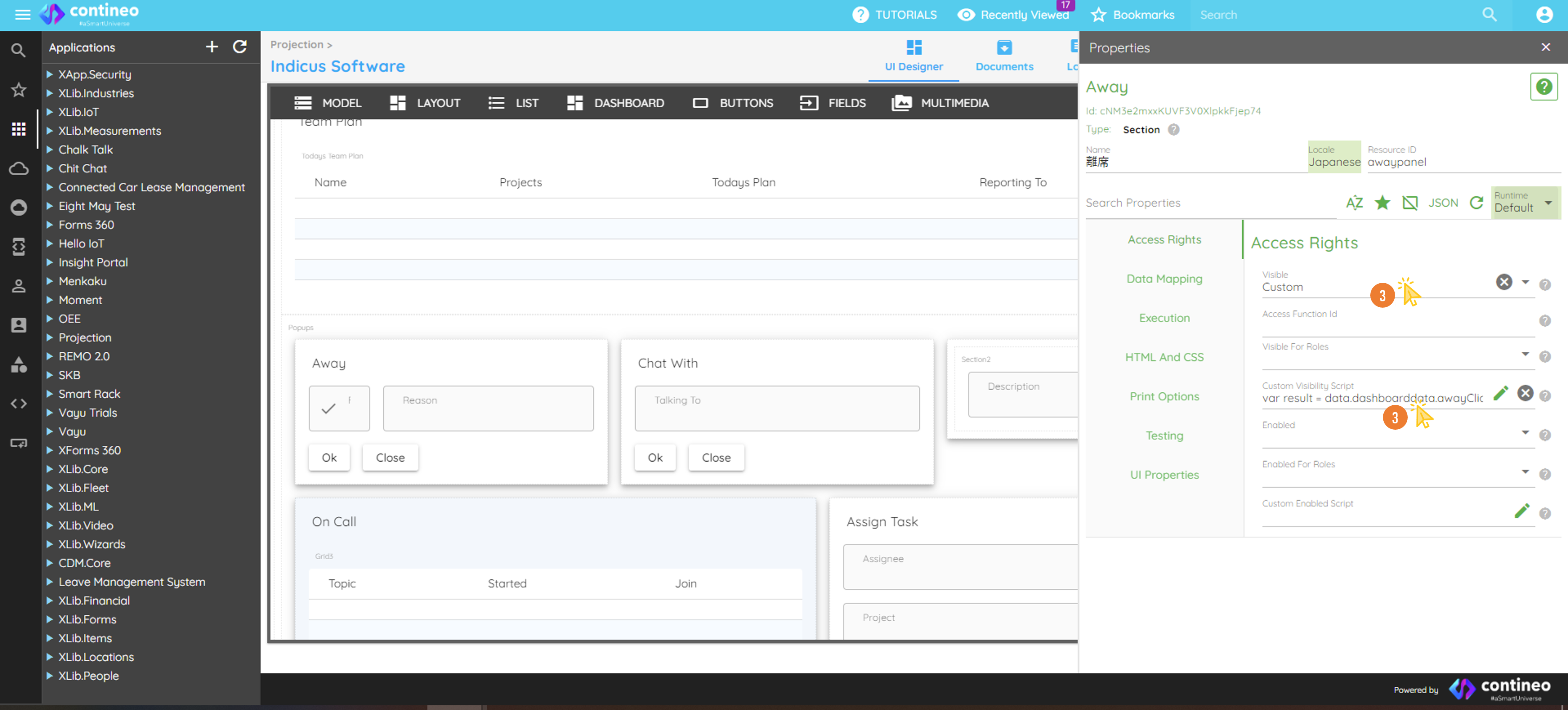 Popup Visibility Script