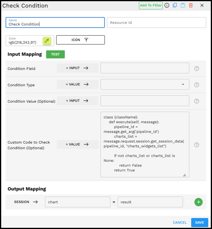 Check Condition Using Custom Function