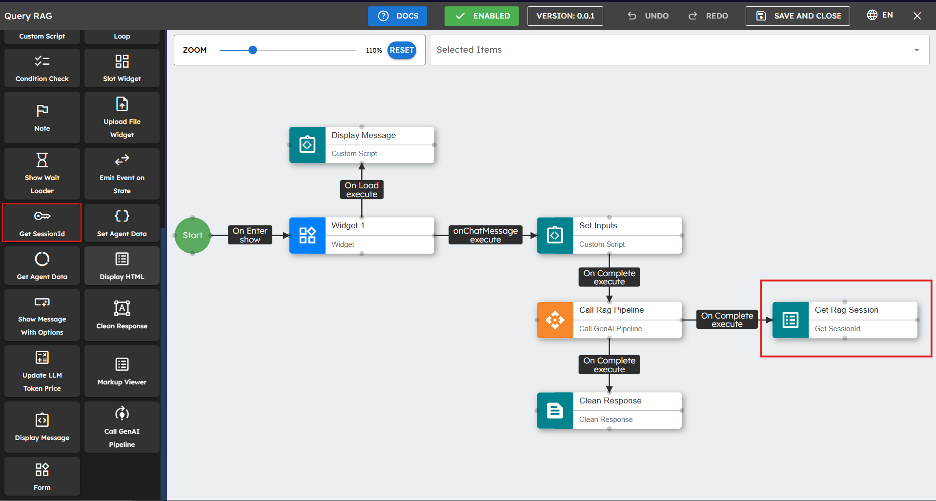 Get SessionId Example