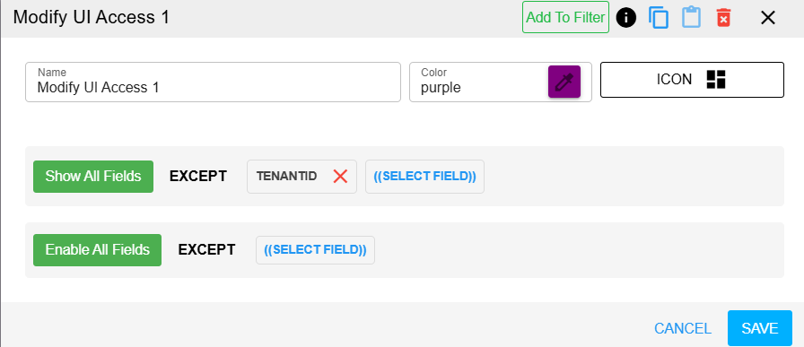 Modify UI Access