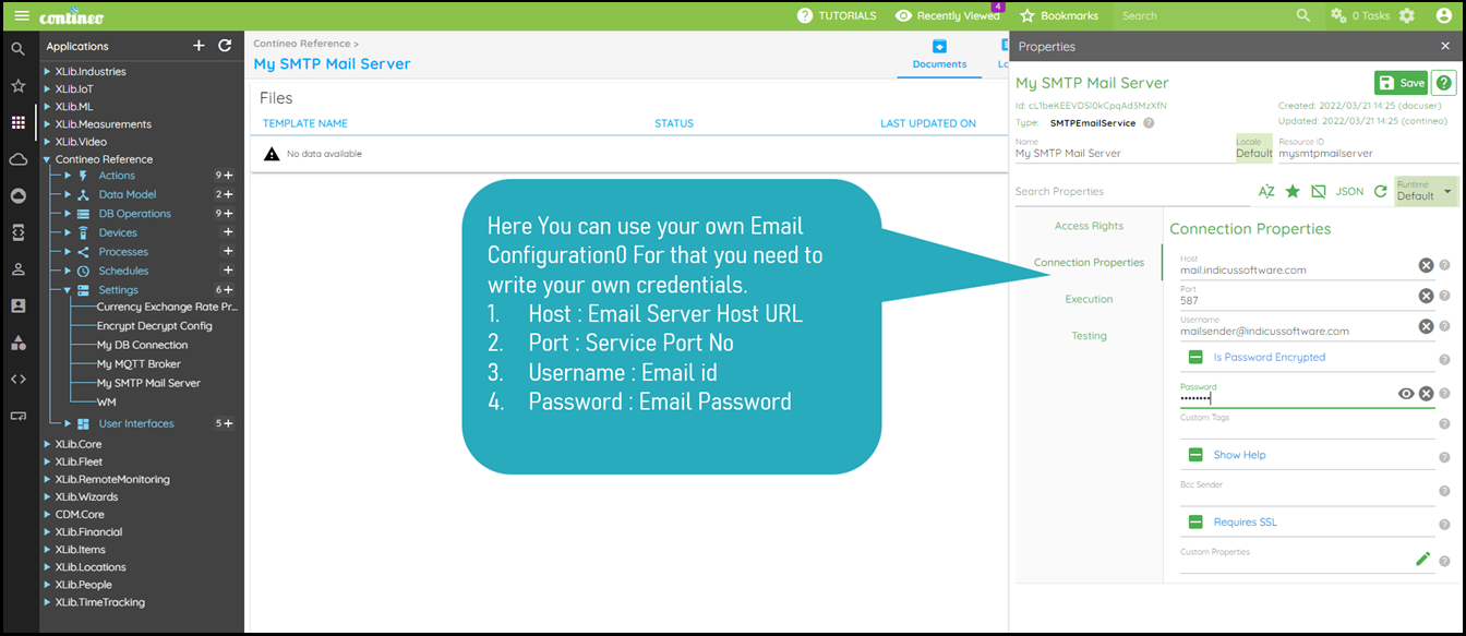 SMTP Properties