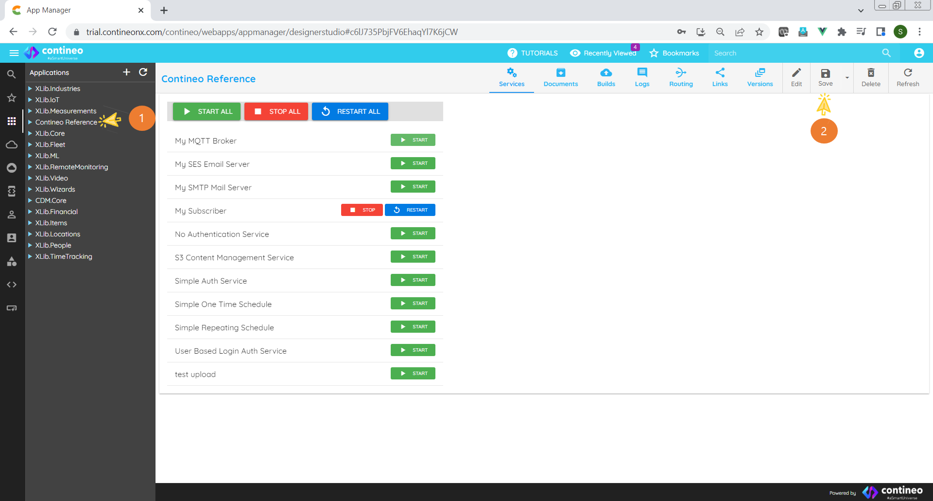 Save Main application